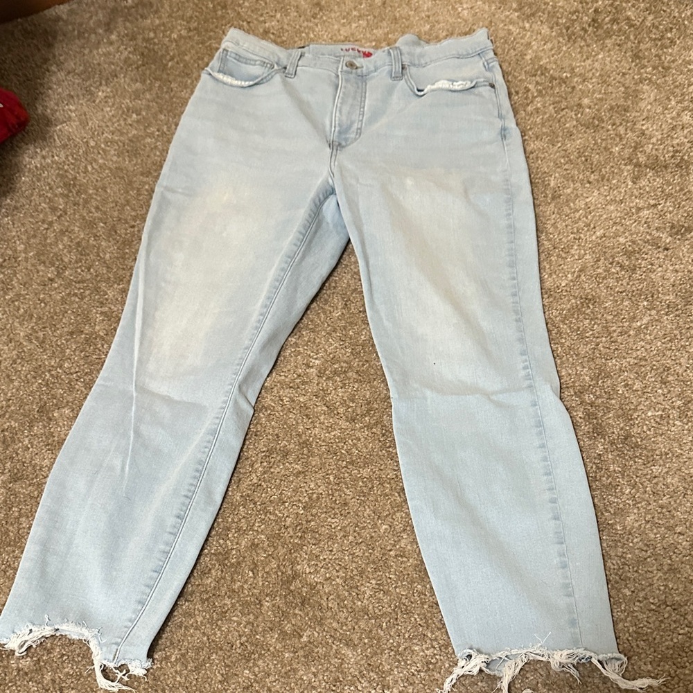 Lucky Brand Sky Blue Ankle Jeans
